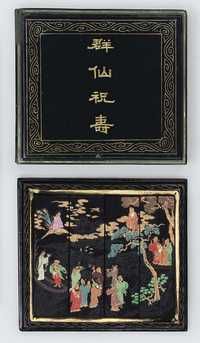 WITH IMPRESED MAKER’S MARK, 19TH CENTURY A SET OF FOUR INK CAKES